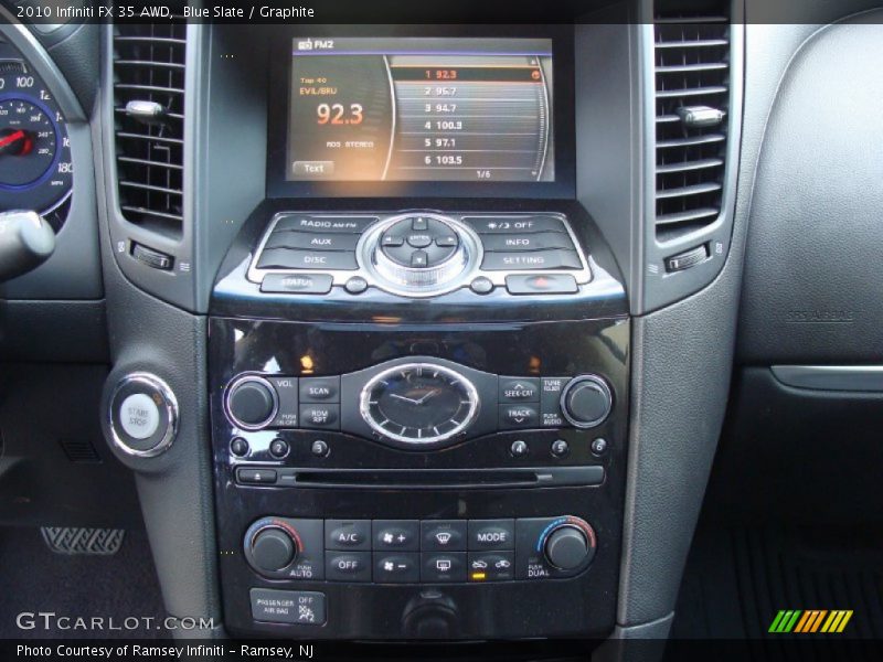 Blue Slate / Graphite 2010 Infiniti FX 35 AWD