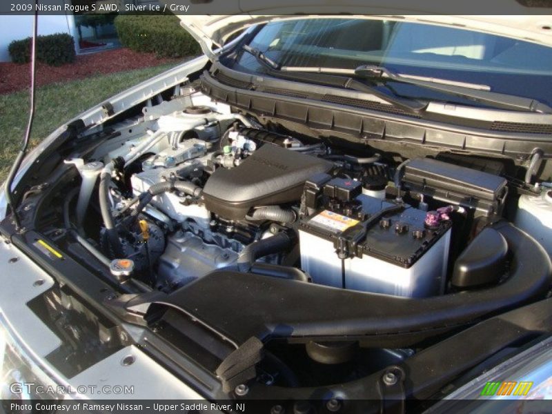 Silver Ice / Gray 2009 Nissan Rogue S AWD