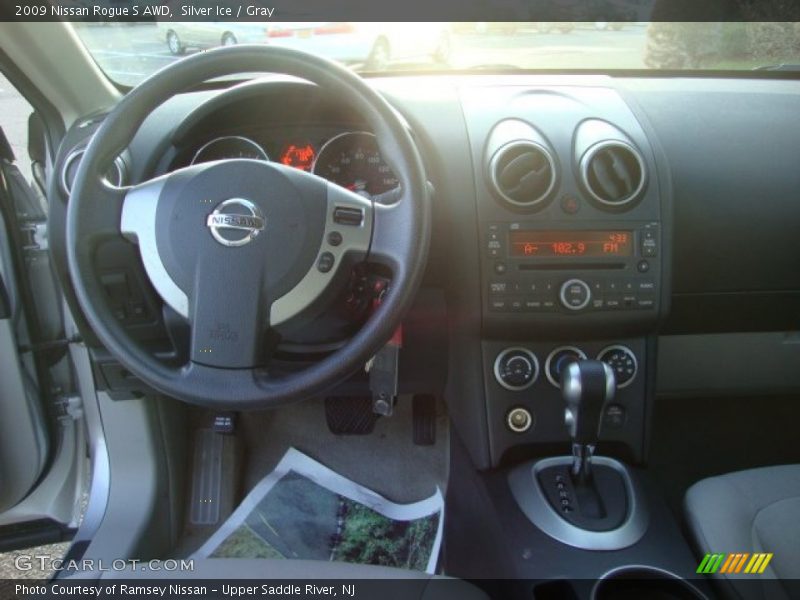 Silver Ice / Gray 2009 Nissan Rogue S AWD
