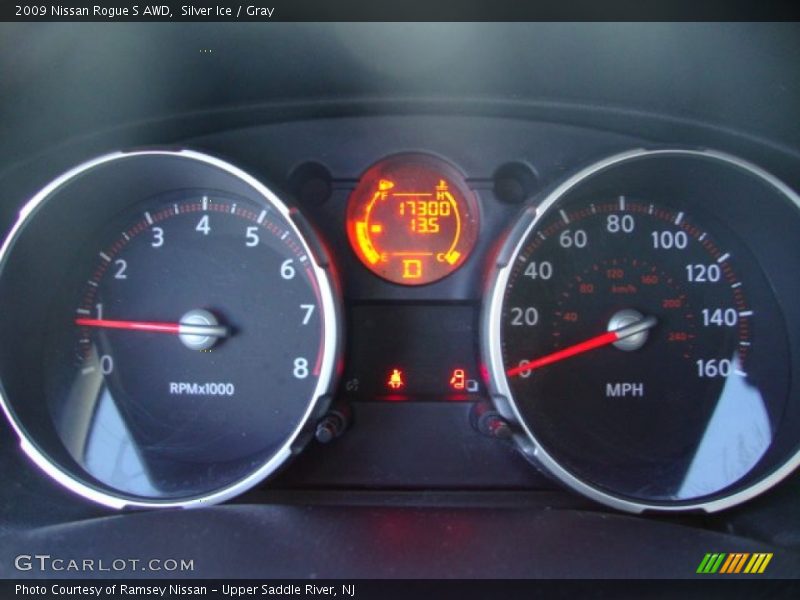 Silver Ice / Gray 2009 Nissan Rogue S AWD