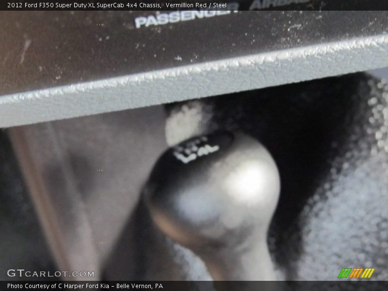 Vermillion Red / Steel 2012 Ford F350 Super Duty XL SuperCab 4x4 Chassis