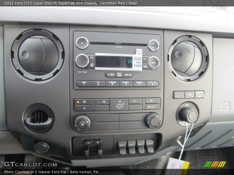 Controls of 2012 F350 Super Duty XL SuperCab 4x4 Chassis