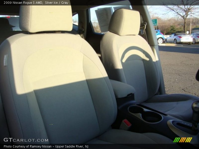 Silver Ice / Gray 2009 Nissan Rogue S AWD