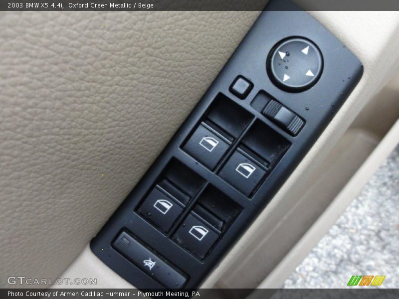 Oxford Green Metallic / Beige 2003 BMW X5 4.4i