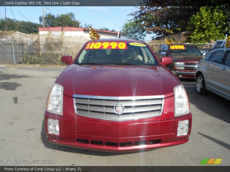 Red Line / Light Gray 2004 Cadillac SRX V8