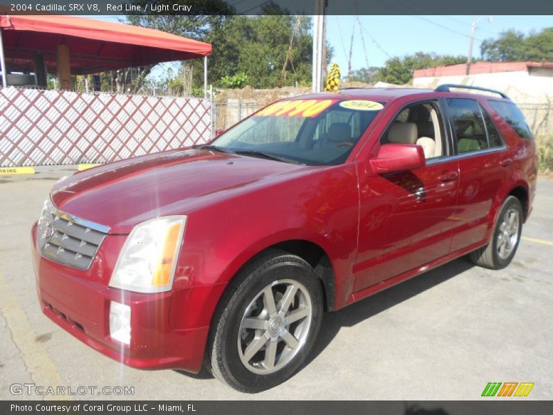 Red Line / Light Gray 2004 Cadillac SRX V8