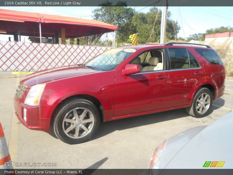 Red Line / Light Gray 2004 Cadillac SRX V8