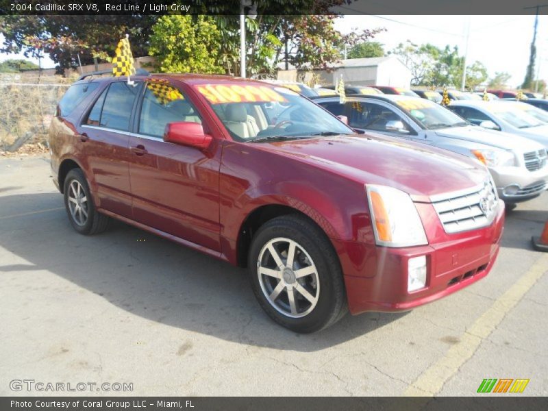 Red Line / Light Gray 2004 Cadillac SRX V8