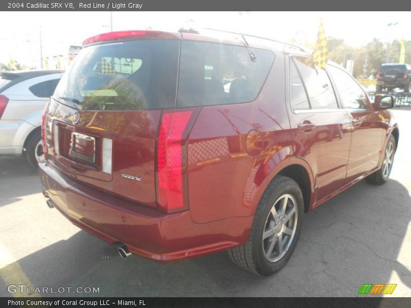 Red Line / Light Gray 2004 Cadillac SRX V8