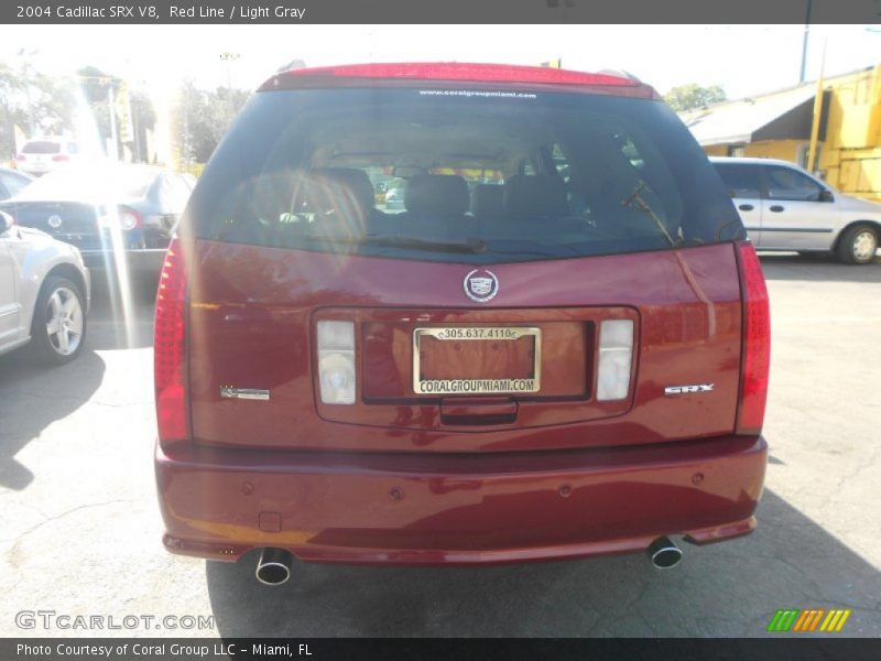 Red Line / Light Gray 2004 Cadillac SRX V8
