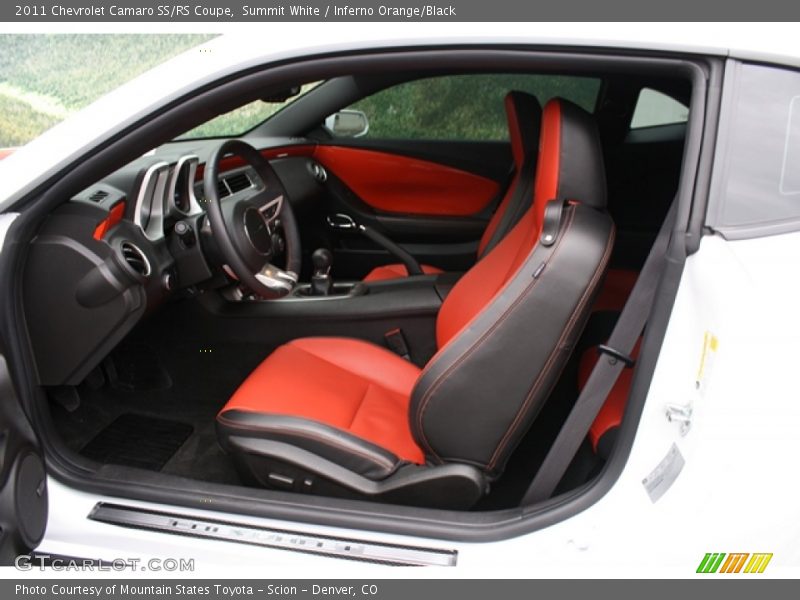  2011 Camaro SS/RS Coupe Inferno Orange/Black Interior