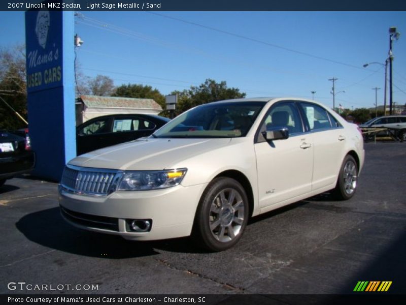 Light Sage Metallic / Sand 2007 Lincoln MKZ Sedan