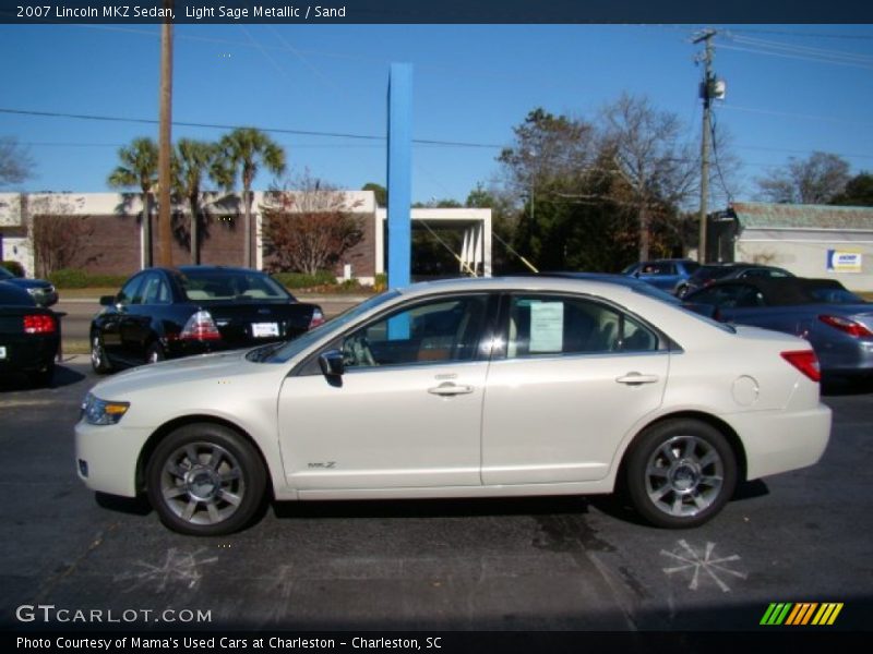 Light Sage Metallic / Sand 2007 Lincoln MKZ Sedan