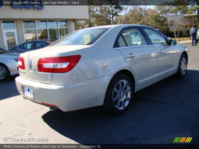 Light Sage Metallic / Sand 2007 Lincoln MKZ Sedan