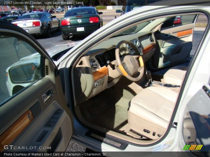 Light Sage Metallic / Sand 2007 Lincoln MKZ Sedan