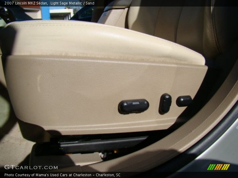Light Sage Metallic / Sand 2007 Lincoln MKZ Sedan
