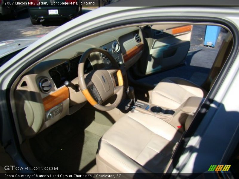 Light Sage Metallic / Sand 2007 Lincoln MKZ Sedan