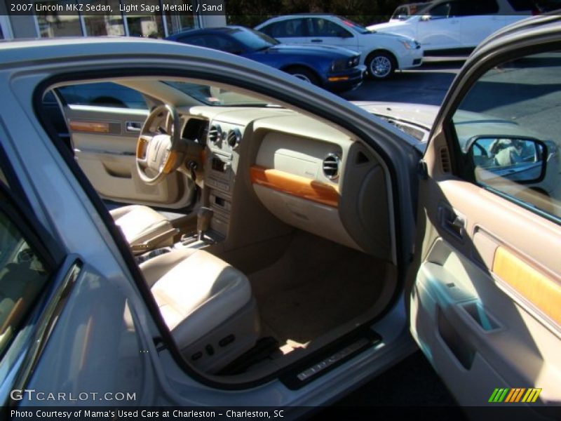 Light Sage Metallic / Sand 2007 Lincoln MKZ Sedan