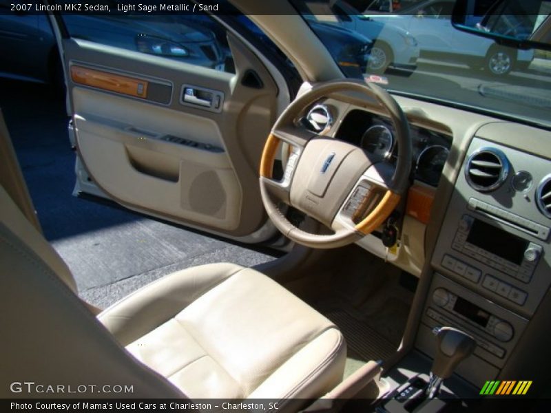 Light Sage Metallic / Sand 2007 Lincoln MKZ Sedan