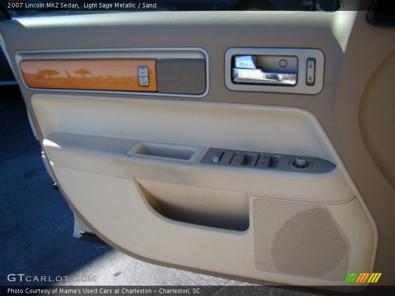 Light Sage Metallic / Sand 2007 Lincoln MKZ Sedan
