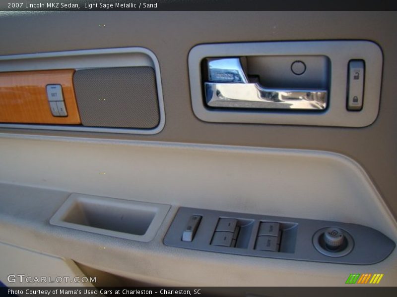 Light Sage Metallic / Sand 2007 Lincoln MKZ Sedan