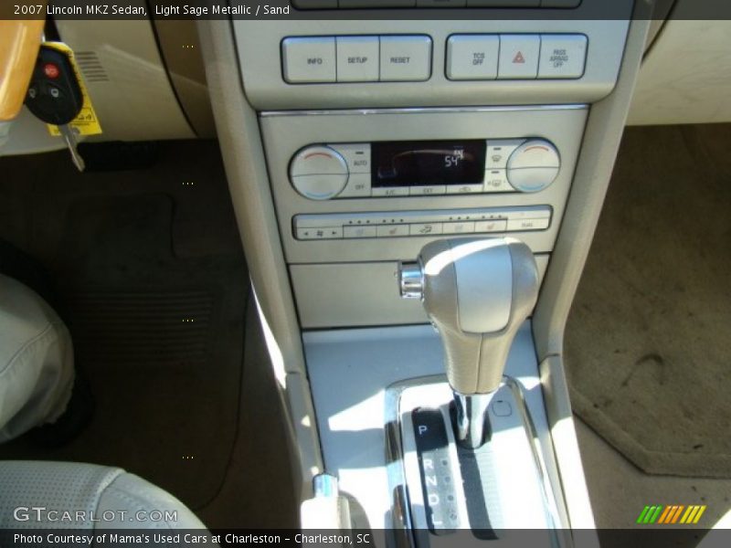 Light Sage Metallic / Sand 2007 Lincoln MKZ Sedan