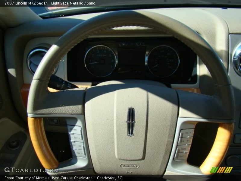 Light Sage Metallic / Sand 2007 Lincoln MKZ Sedan