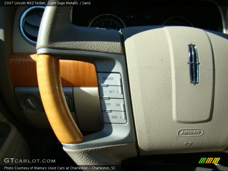 Light Sage Metallic / Sand 2007 Lincoln MKZ Sedan