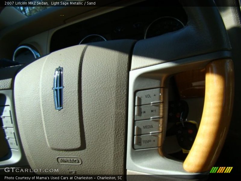 Light Sage Metallic / Sand 2007 Lincoln MKZ Sedan