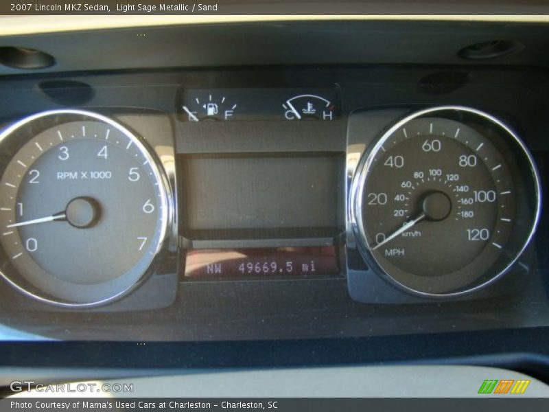 Light Sage Metallic / Sand 2007 Lincoln MKZ Sedan