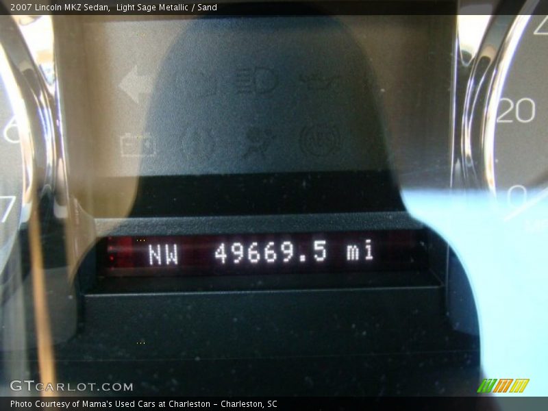 Light Sage Metallic / Sand 2007 Lincoln MKZ Sedan
