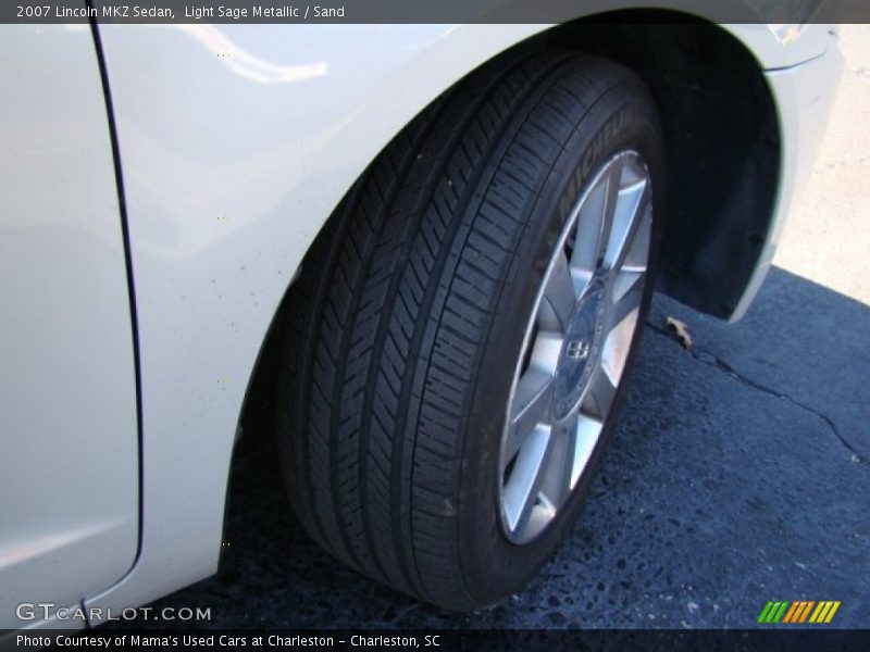 Light Sage Metallic / Sand 2007 Lincoln MKZ Sedan