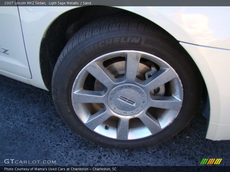 Light Sage Metallic / Sand 2007 Lincoln MKZ Sedan