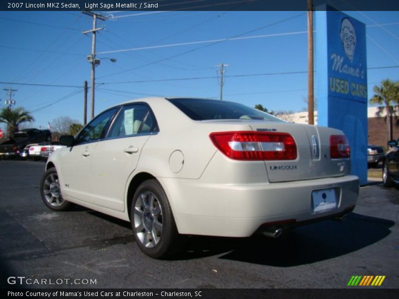 Light Sage Metallic / Sand 2007 Lincoln MKZ Sedan