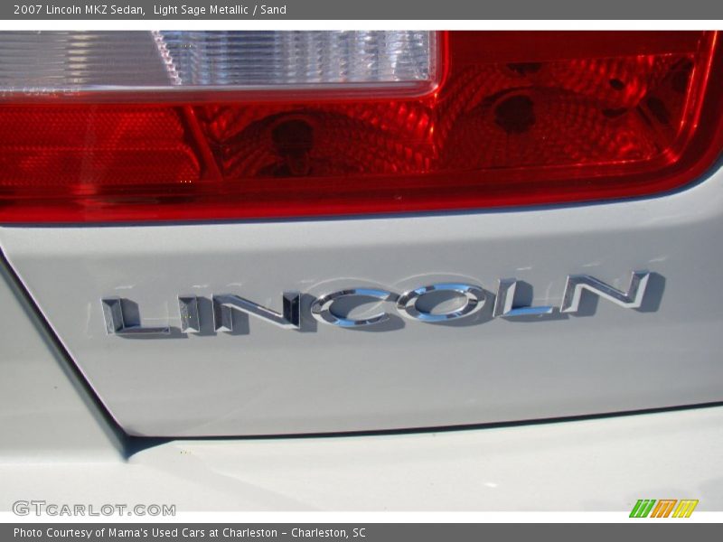 Light Sage Metallic / Sand 2007 Lincoln MKZ Sedan