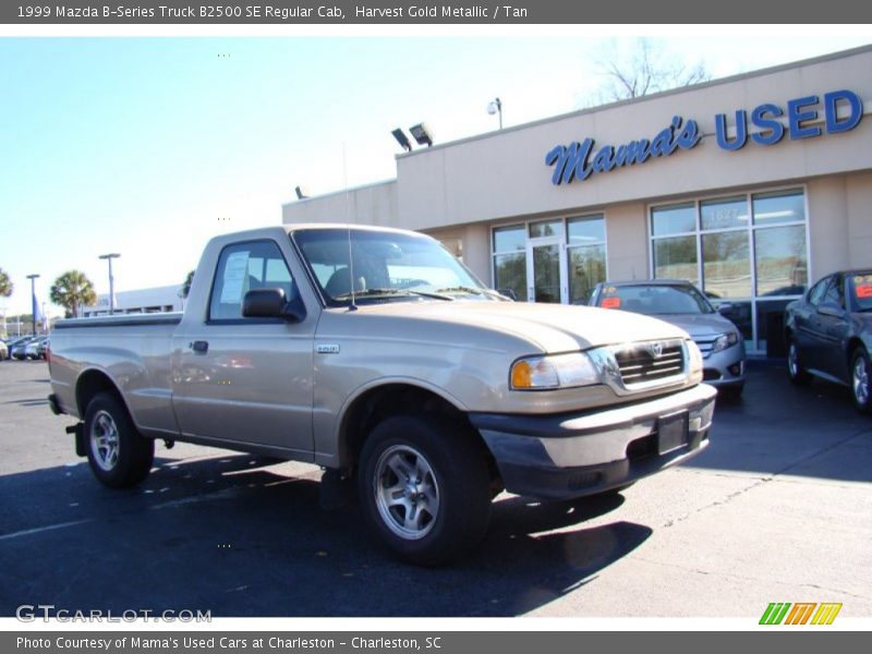 Harvest Gold Metallic / Tan 1999 Mazda B-Series Truck B2500 SE Regular Cab