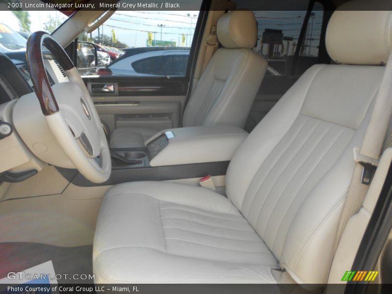 Mineral Grey Metallic / Black 2003 Lincoln Navigator Luxury