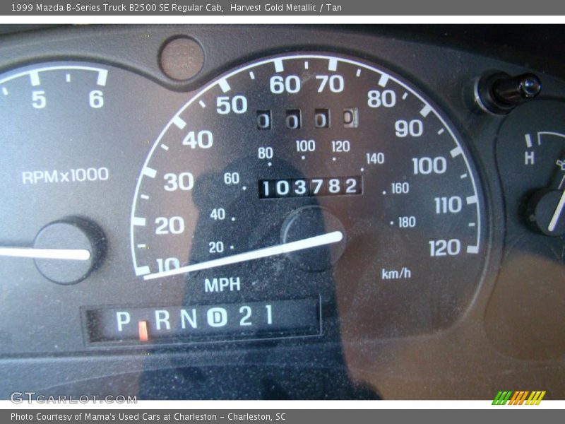Harvest Gold Metallic / Tan 1999 Mazda B-Series Truck B2500 SE Regular Cab