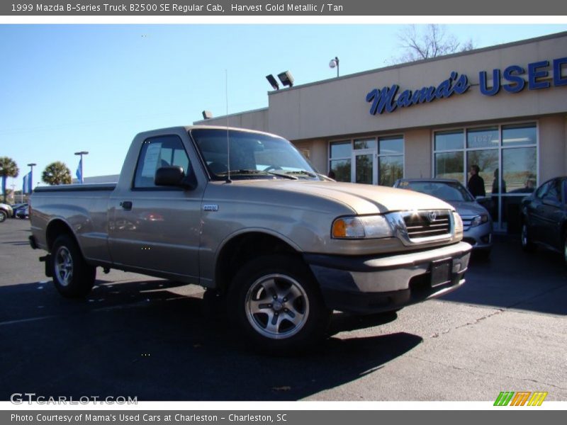 Harvest Gold Metallic / Tan 1999 Mazda B-Series Truck B2500 SE Regular Cab