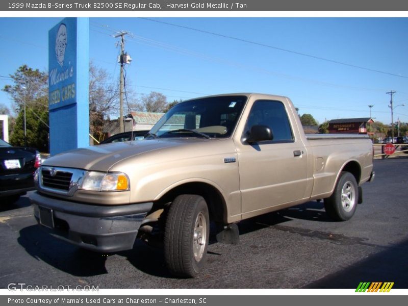 Harvest Gold Metallic / Tan 1999 Mazda B-Series Truck B2500 SE Regular Cab