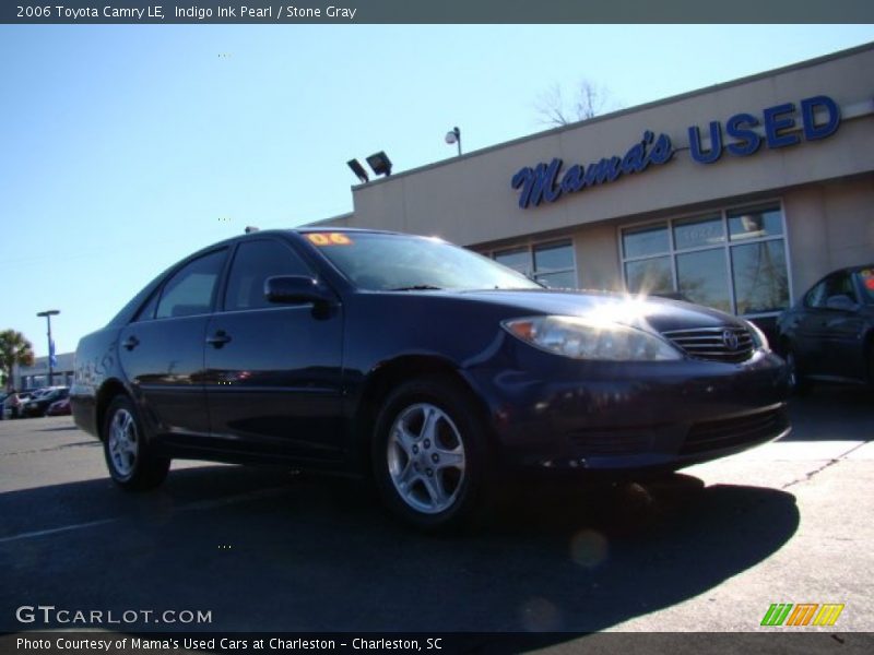 Indigo Ink Pearl / Stone Gray 2006 Toyota Camry LE