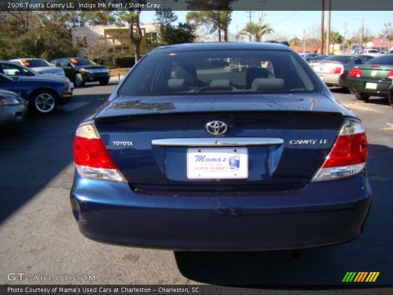Indigo Ink Pearl / Stone Gray 2006 Toyota Camry LE