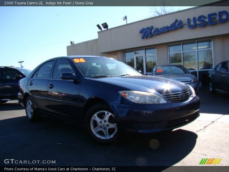 Indigo Ink Pearl / Stone Gray 2006 Toyota Camry LE