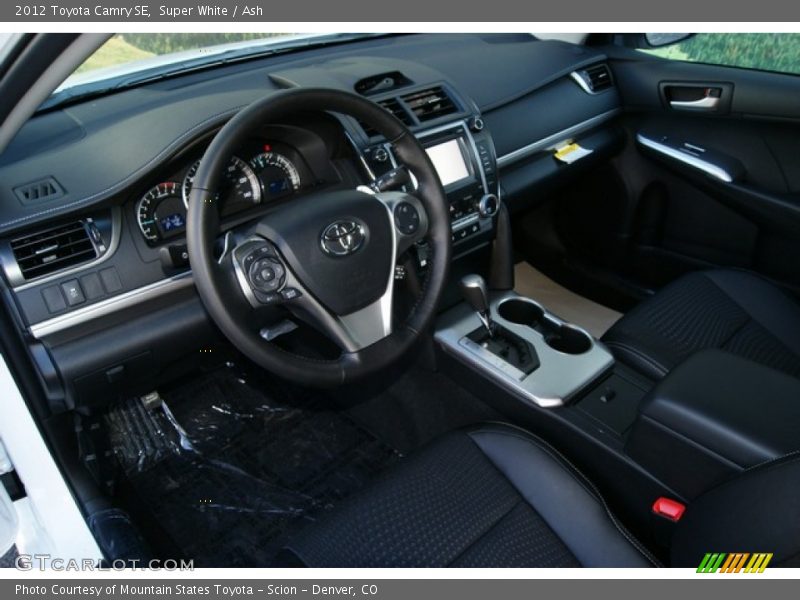 Super White / Ash 2012 Toyota Camry SE