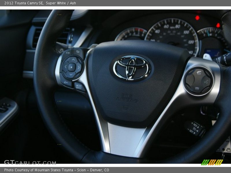 Super White / Ash 2012 Toyota Camry SE