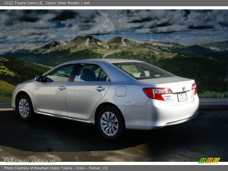 Classic Silver Metallic / Ash 2012 Toyota Camry LE