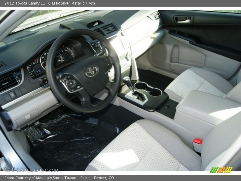 Classic Silver Metallic / Ash 2012 Toyota Camry LE