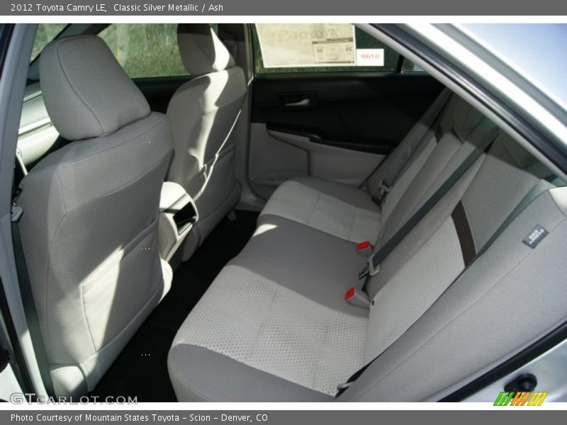 Classic Silver Metallic / Ash 2012 Toyota Camry LE