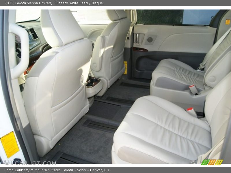 Blizzard White Pearl / Bisque 2012 Toyota Sienna Limited