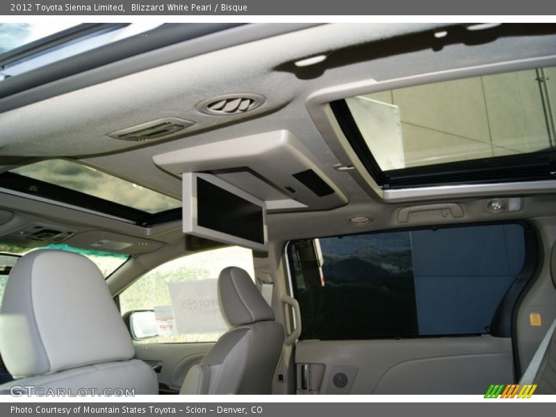 Blizzard White Pearl / Bisque 2012 Toyota Sienna Limited